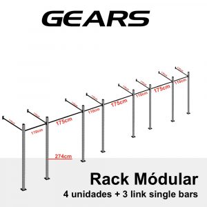 Rack GEARS Módulo 4 unidades