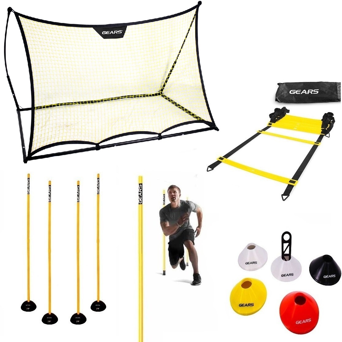 Kit Treinamento Completo para Futebol - Gears Fitness