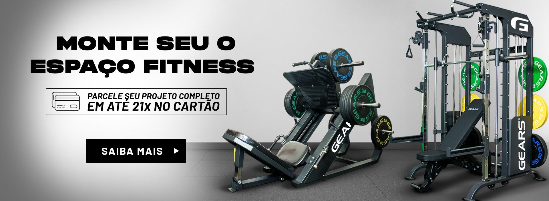 Banner monte a sua academia