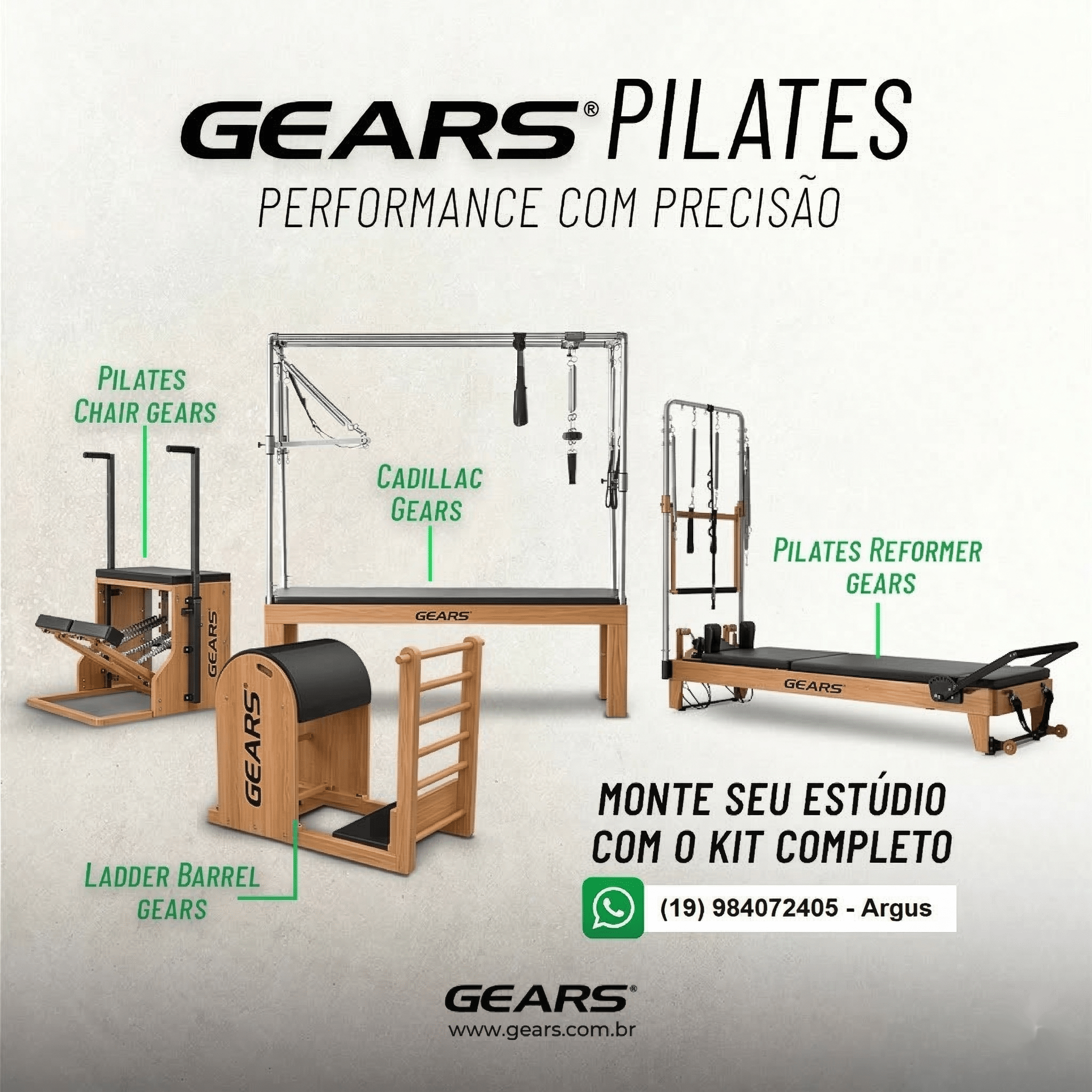 KIT PILATES CLASSIC GEARS